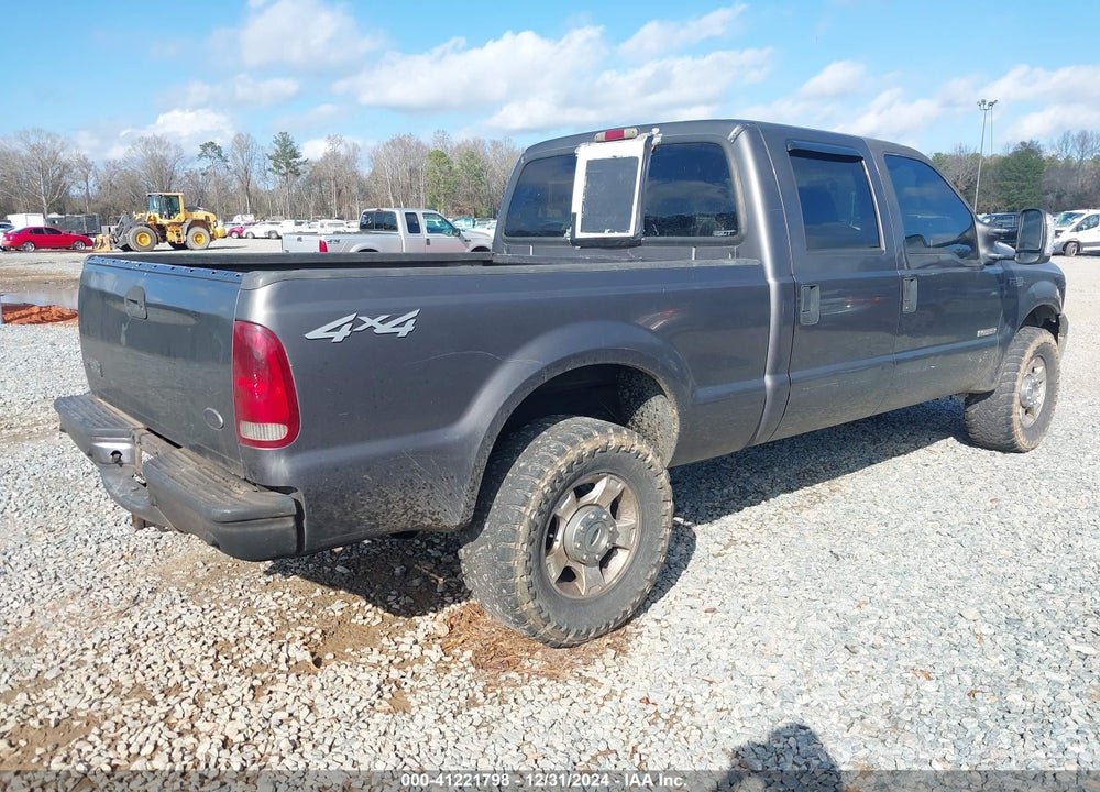 2003 FORD F-250 LARIAT/XL/XLT VIN: 1FTNW21P03EB77537