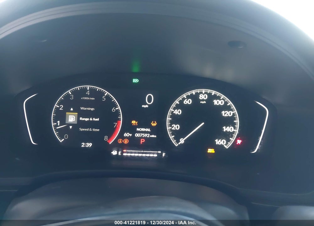 2024 HONDA CIVIC VIN: 19XFL2H89RE039567