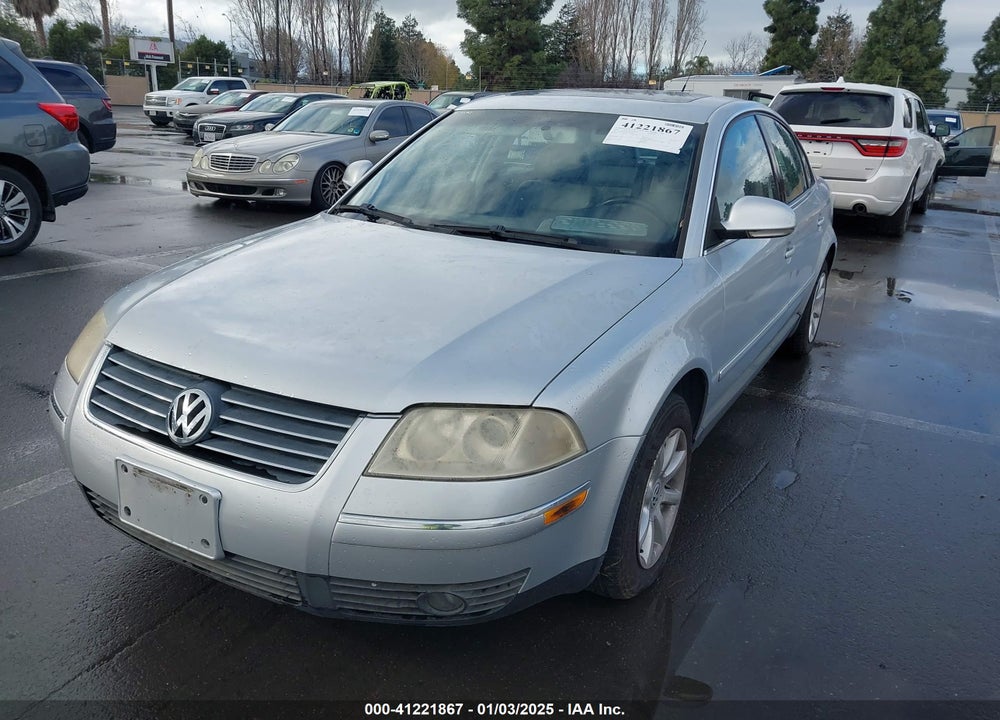2004 VOLKSWAGEN PASSAT GLS VIN: WVWPD63B24P246063