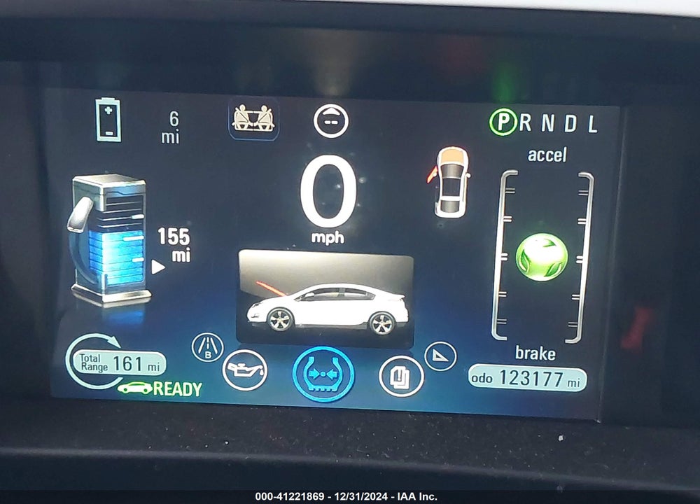 2012 CHEVROLET VOLT VIN: 1G1RA6E45CU102466