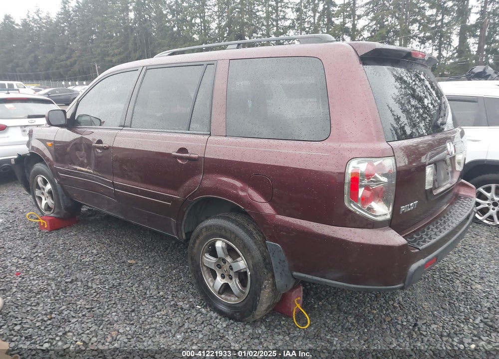 2007 HONDA PILOT EX-L VIN: 5FNYF28657B017099