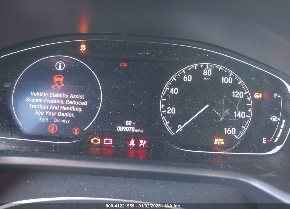2020 HONDA ACCORD VIN: 1HGCV1F1XLA126712