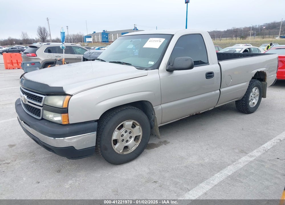 2006 CHEVROLET SILVERADO 1500 WORK TRUCK VIN: 3GCEC14XX6G146002