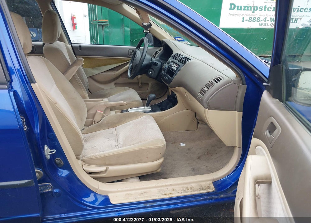 2005 HONDA CIVIC VP VIN: 1HGES16395L005678