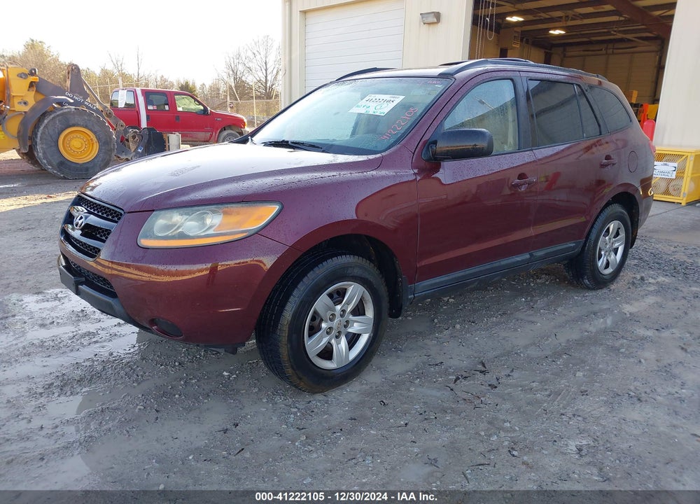 2009 HYUNDAI SANTA FE GLS VIN: 5NMSG13DX9H298434