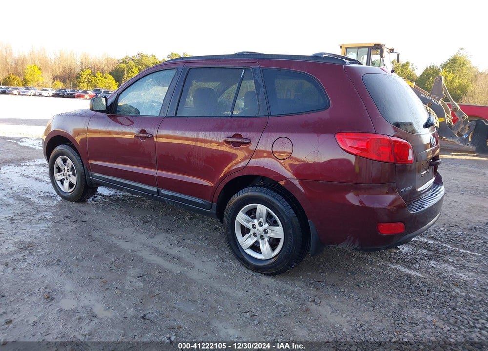 2009 HYUNDAI SANTA FE GLS VIN: 5NMSG13DX9H298434