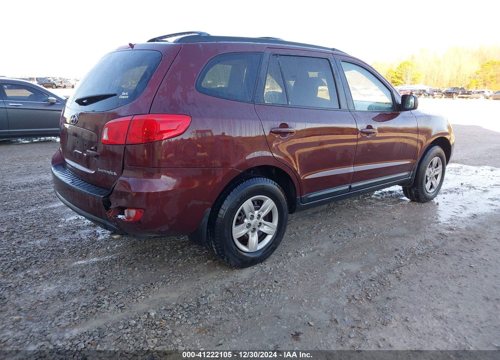 2009 HYUNDAI SANTA FE GLS VIN: 5NMSG13DX9H298434