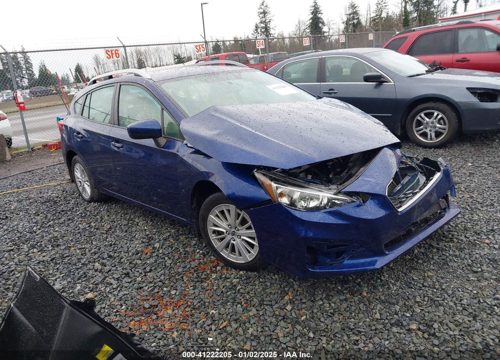 2018 SUBARU IMPREZA 2.0I PREMIUM VIN: 4S3GTAB62J3733938
