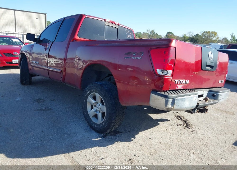 2007 NISSAN TITAN SE VIN: 1N6BA06B47N241987