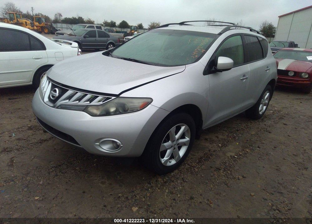 2009 NISSAN MURANO SL VIN: JN8AZ18U79W003354
