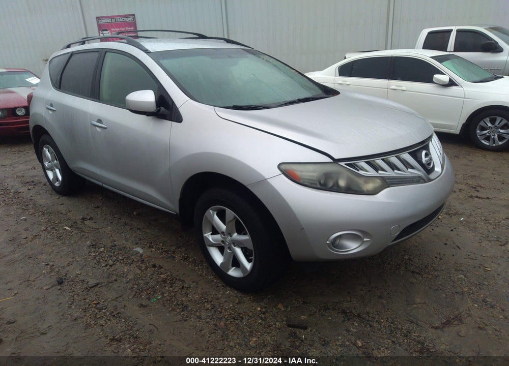 2009 NISSAN MURANO SL VIN: JN8AZ18U79W003354