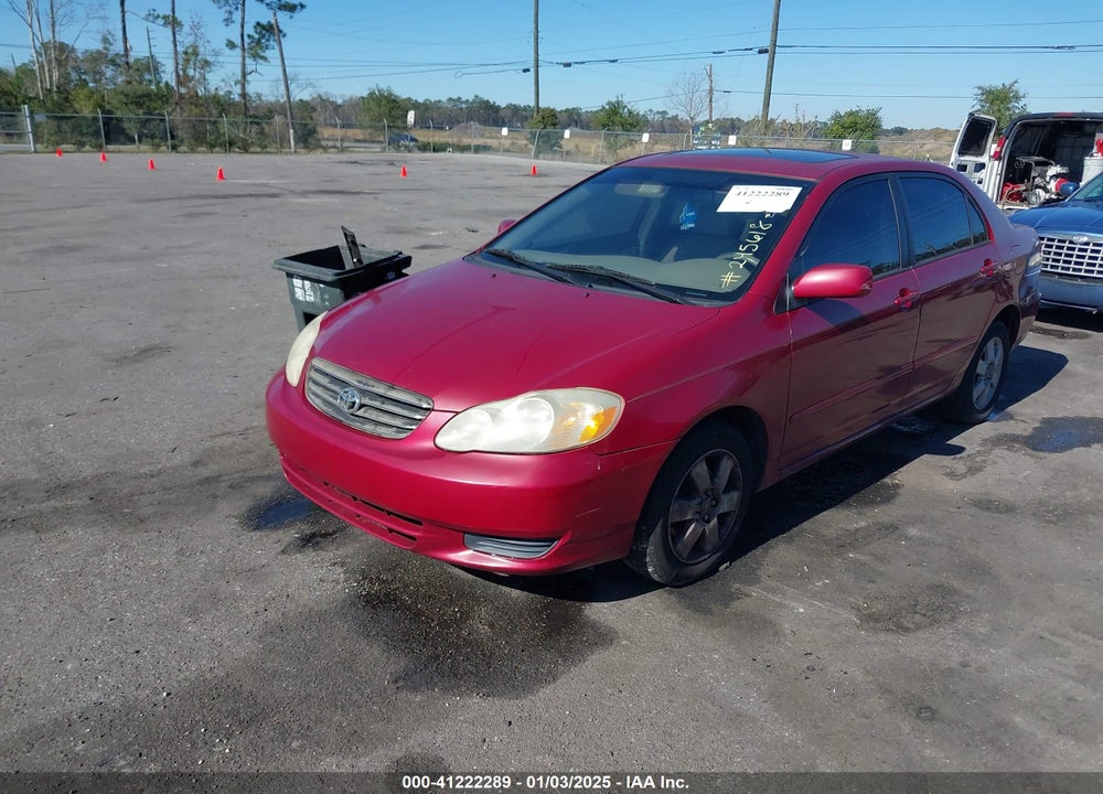 2004 TOYOTA COROLLA LE VIN: 2T1BR38E04C245618