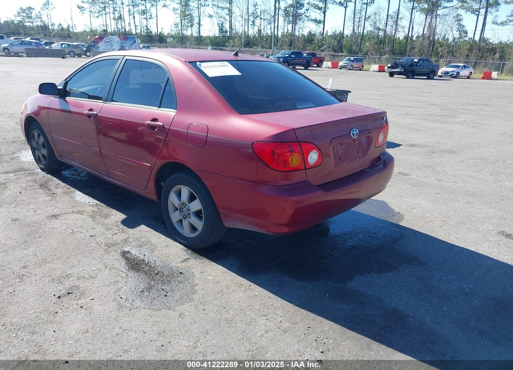 2004 TOYOTA COROLLA LE VIN: 2T1BR38E04C245618