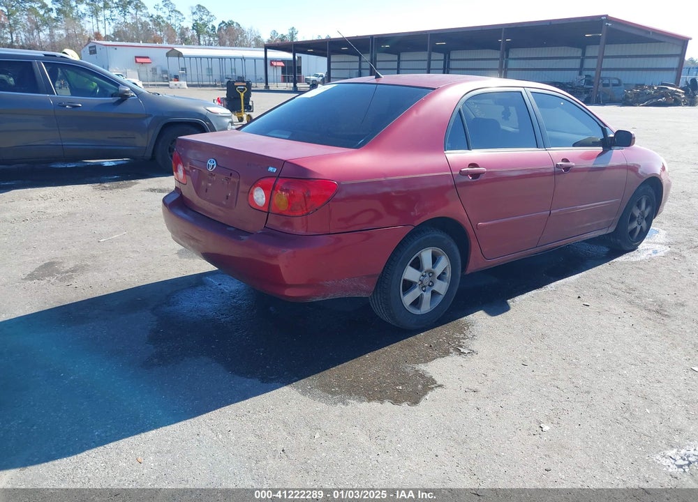 2004 TOYOTA COROLLA LE VIN: 2T1BR38E04C245618