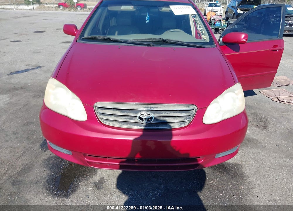 2004 TOYOTA COROLLA LE VIN: 2T1BR38E04C245618