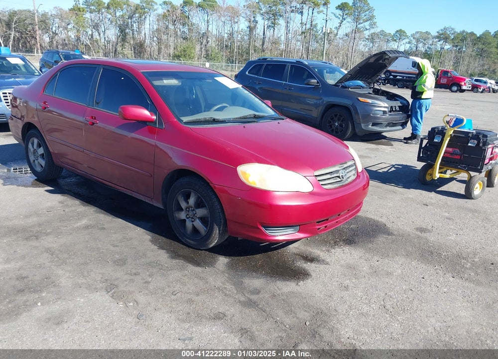 2004 TOYOTA COROLLA LE VIN: 2T1BR38E04C245618