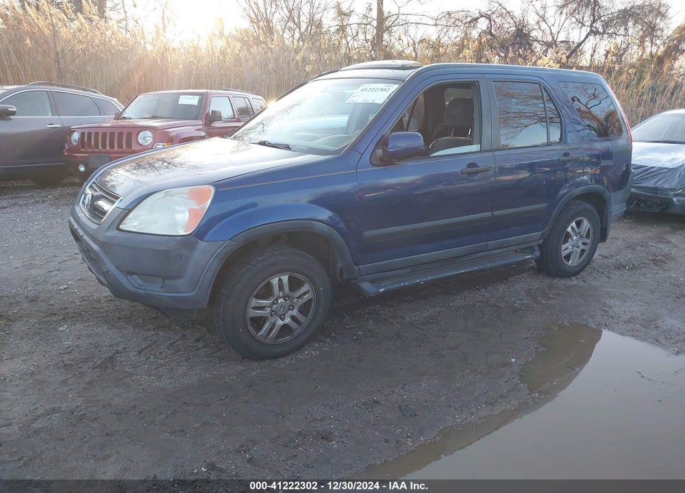 2002 HONDA CR-V EX VIN: SHSRD788X2U001068