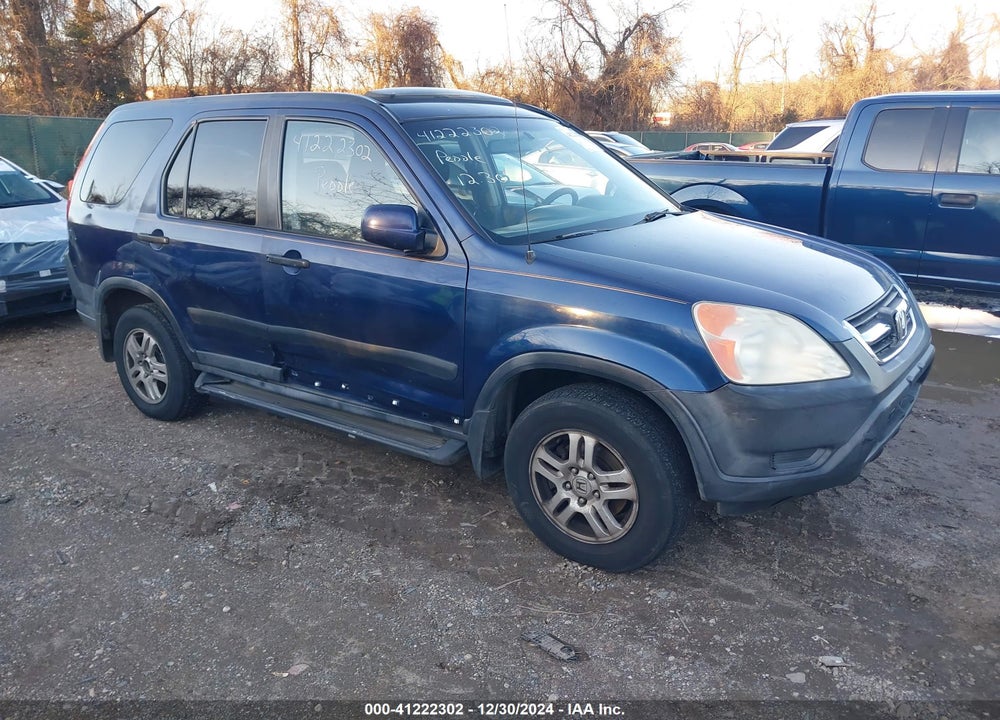 2002 HONDA CR-V EX VIN: SHSRD788X2U001068