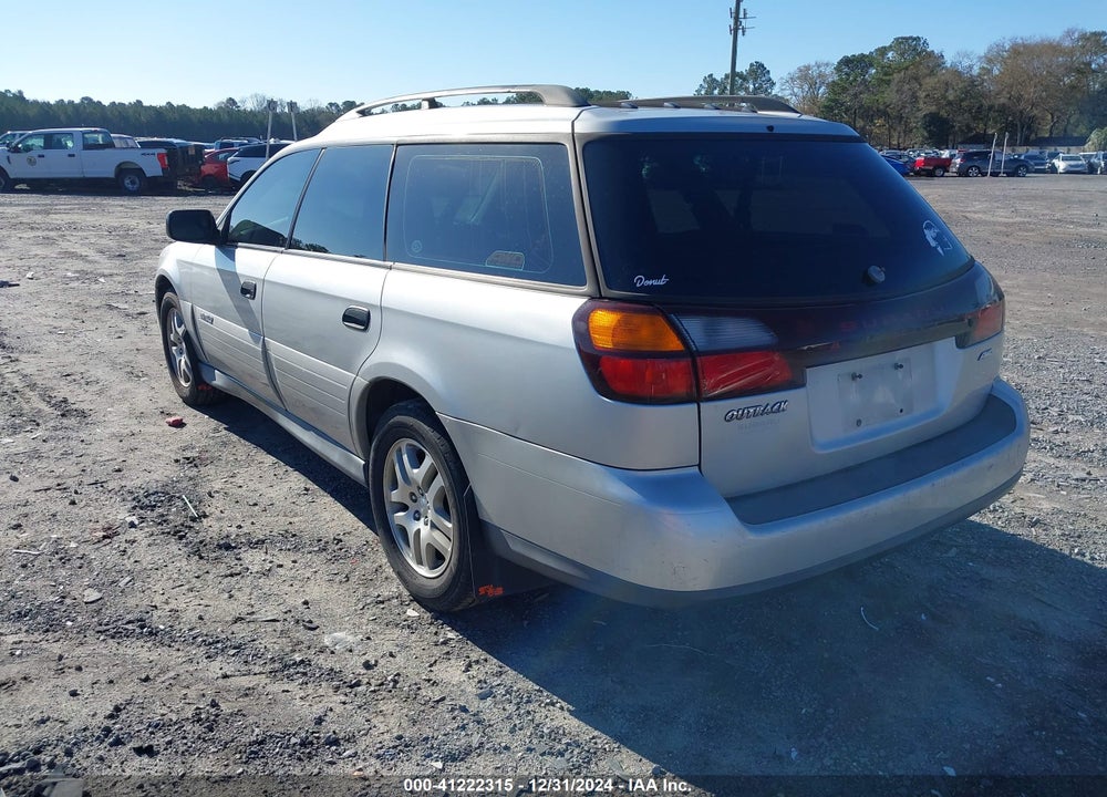 2004 SUBARU OUTBACK VIN: 4S3BH675347622353