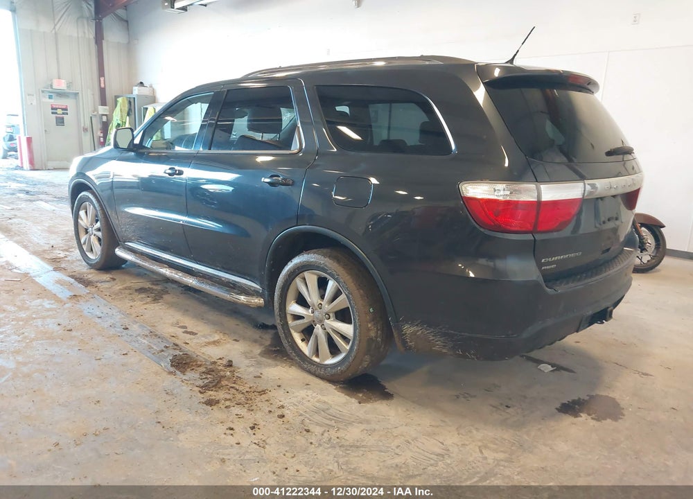 2012 DODGE DURANGO CREW VIN: 1C4RDJDG4CC337749
