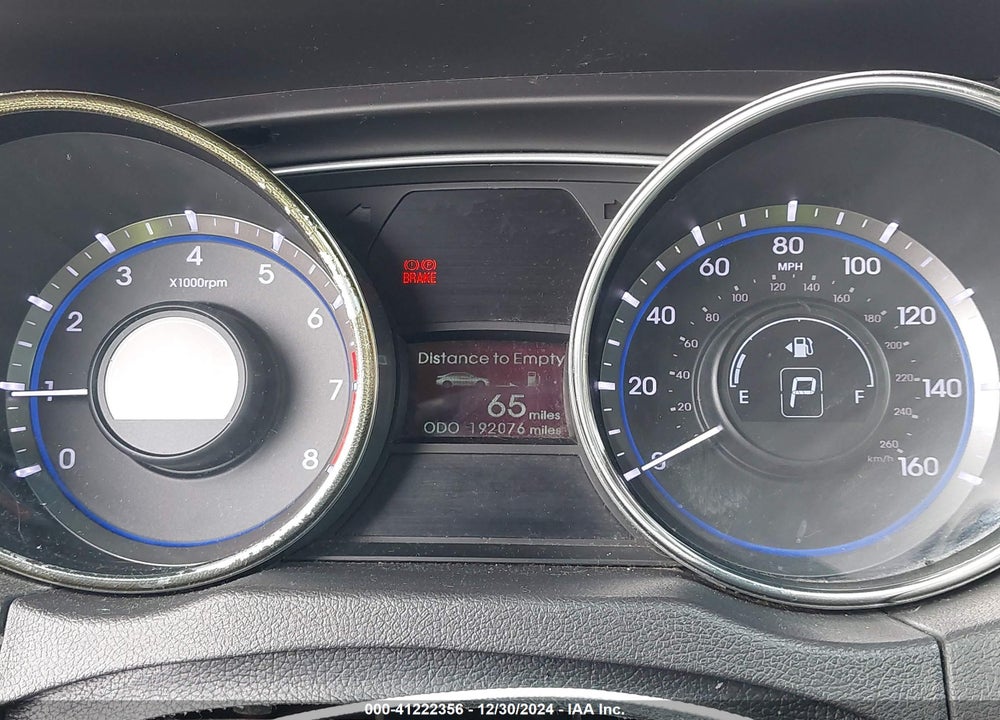 2011 HYUNDAI SONATA VIN: 5NPEB4AC5BH140664