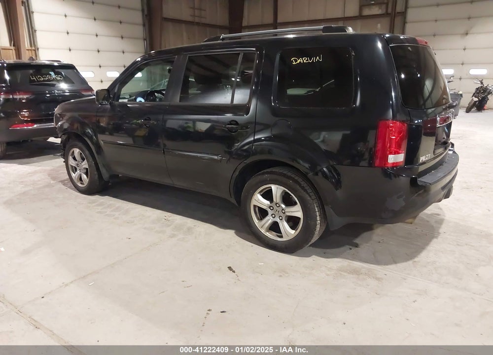 2012 HONDA PILOT EX-L VIN: 5FNYF4H51CB007702