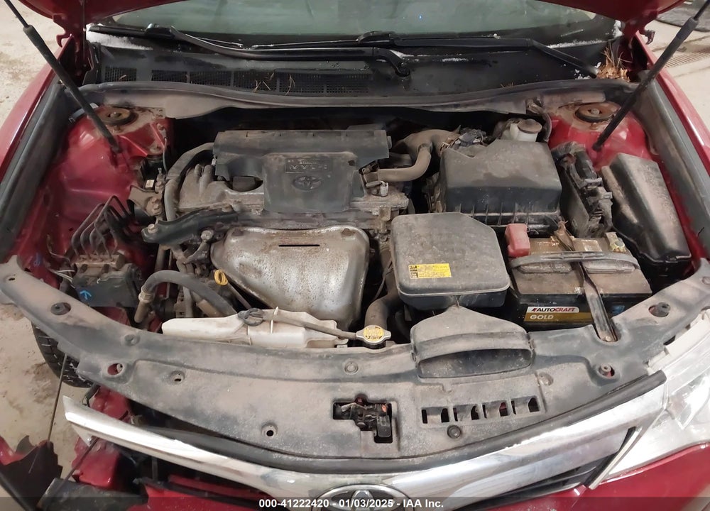 2012 TOYOTA CAMRY VIN: 4T1BF1FK4CU591996
