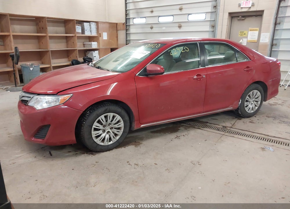 2012 TOYOTA CAMRY VIN: 4T1BF1FK4CU591996