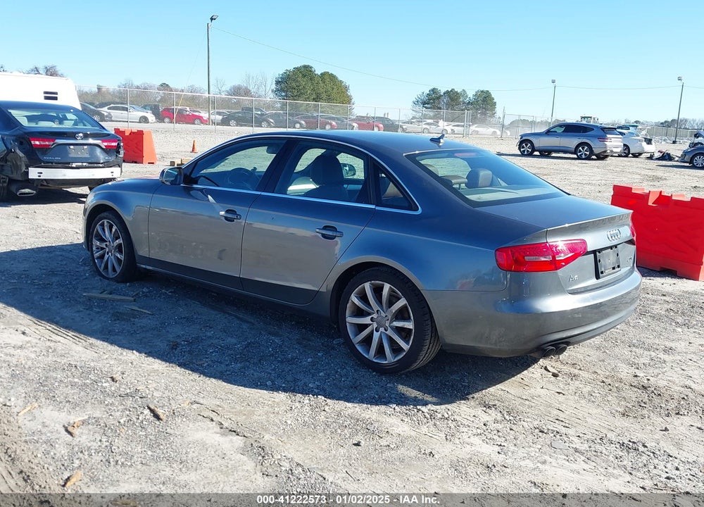 2013 AUDI A4 VIN: WAUAFAFL1DN045982