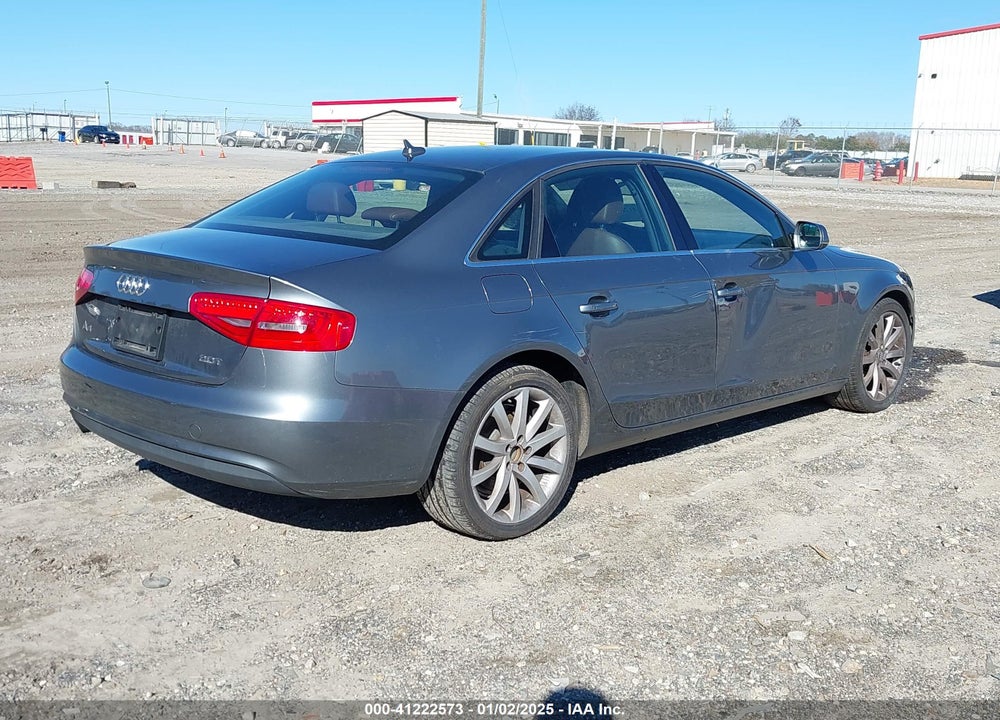 2013 AUDI A4 VIN: WAUAFAFL1DN045982