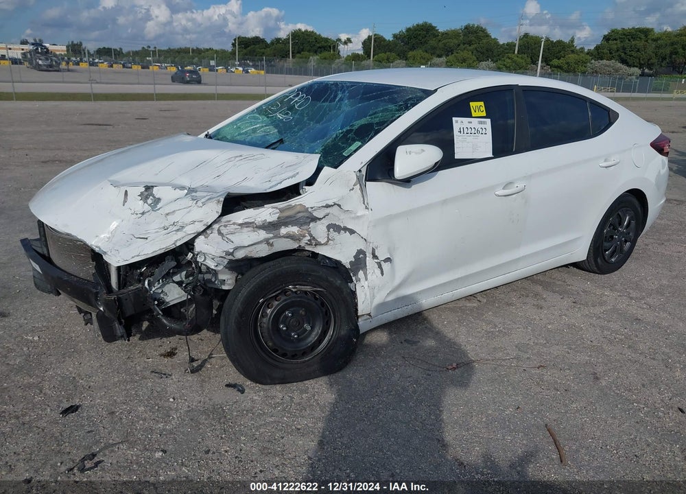 2019 HYUNDAI ELANTRA VIN: 5NPD74LF6KH429914