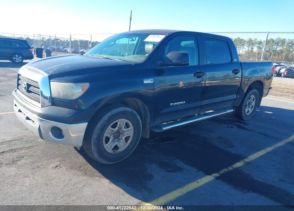 2008 TOYOTA TUNDRA SR5 5.7L V8 VIN: 5TBEV54138S479619