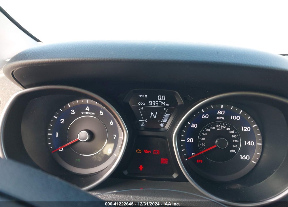 2012 HYUNDAI ELANTRA VIN: 5NPDH4AE7CH077127