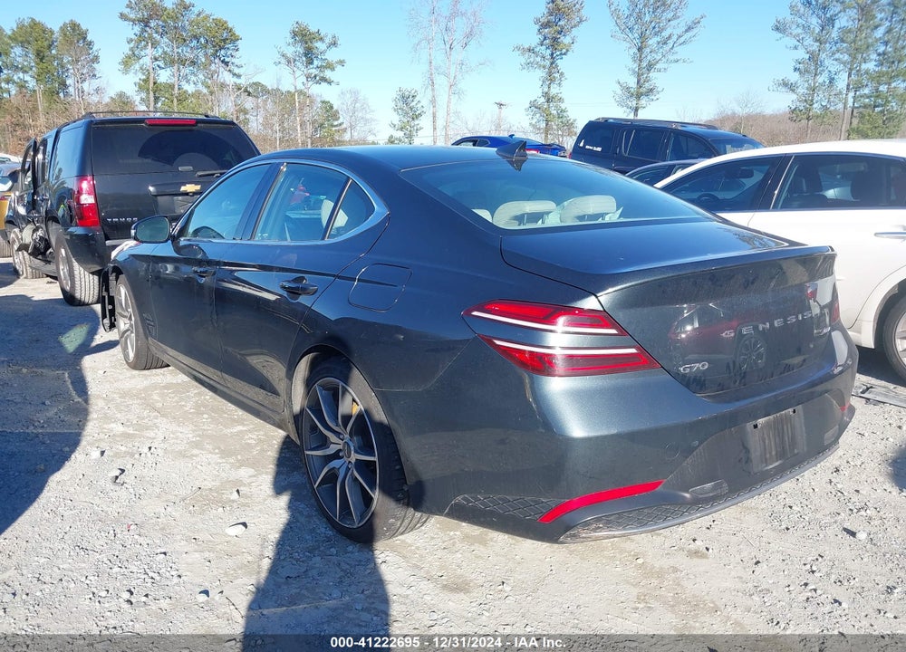 2023 GENESIS G70 2.0T AWD VIN: KMTG34TA3PU125726