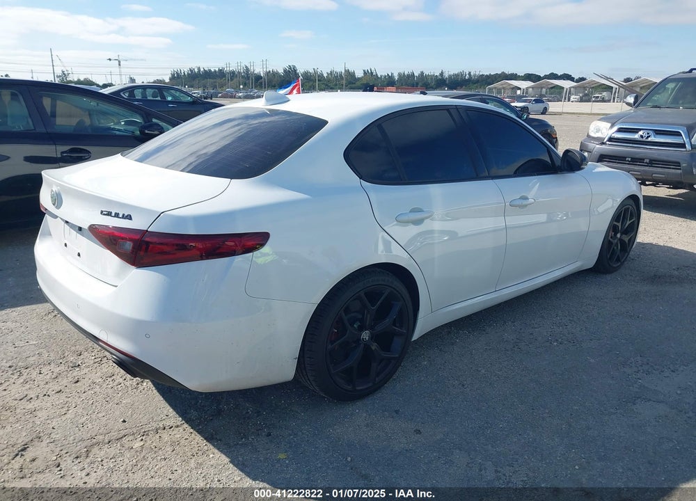 2019 ALFA ROMEO GIULIA VIN: ZARFAMANXK7619505