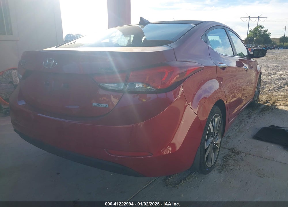 2015 HYUNDAI ELANTRA LIMITED VIN: KMHDH4AEXFU454023