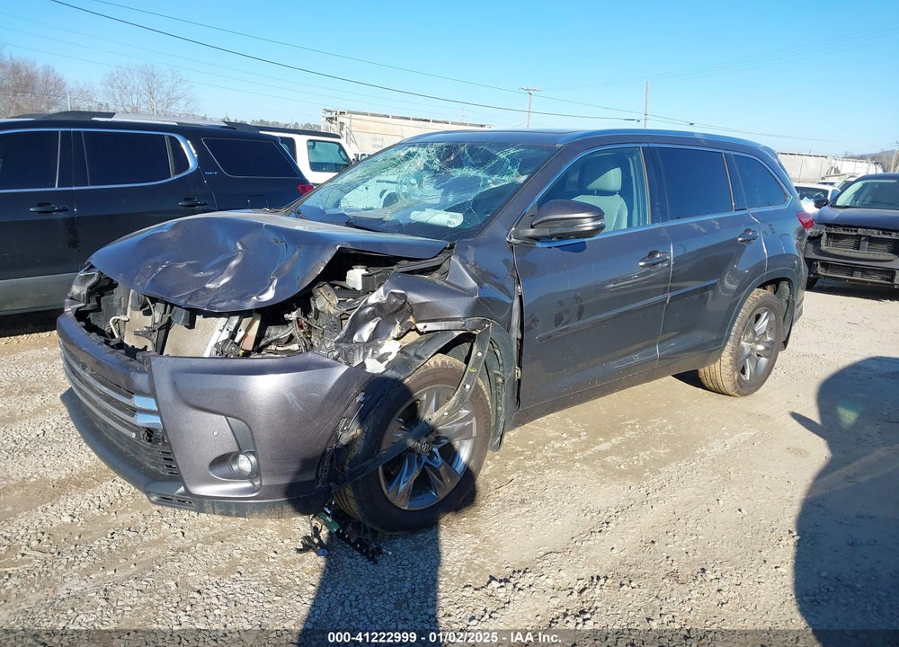 2019 TOYOTA HIGHLANDER LIMITED/PLATINUM VIN: 5TDDZRFH8KS980392