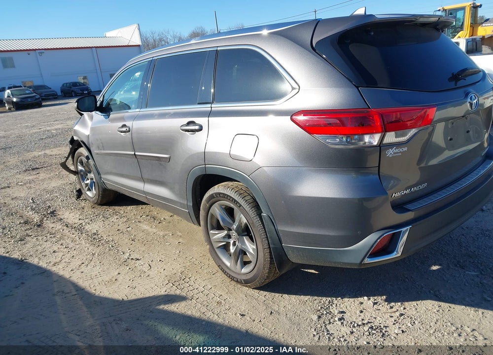 2019 TOYOTA HIGHLANDER LIMITED/PLATINUM VIN: 5TDDZRFH8KS980392