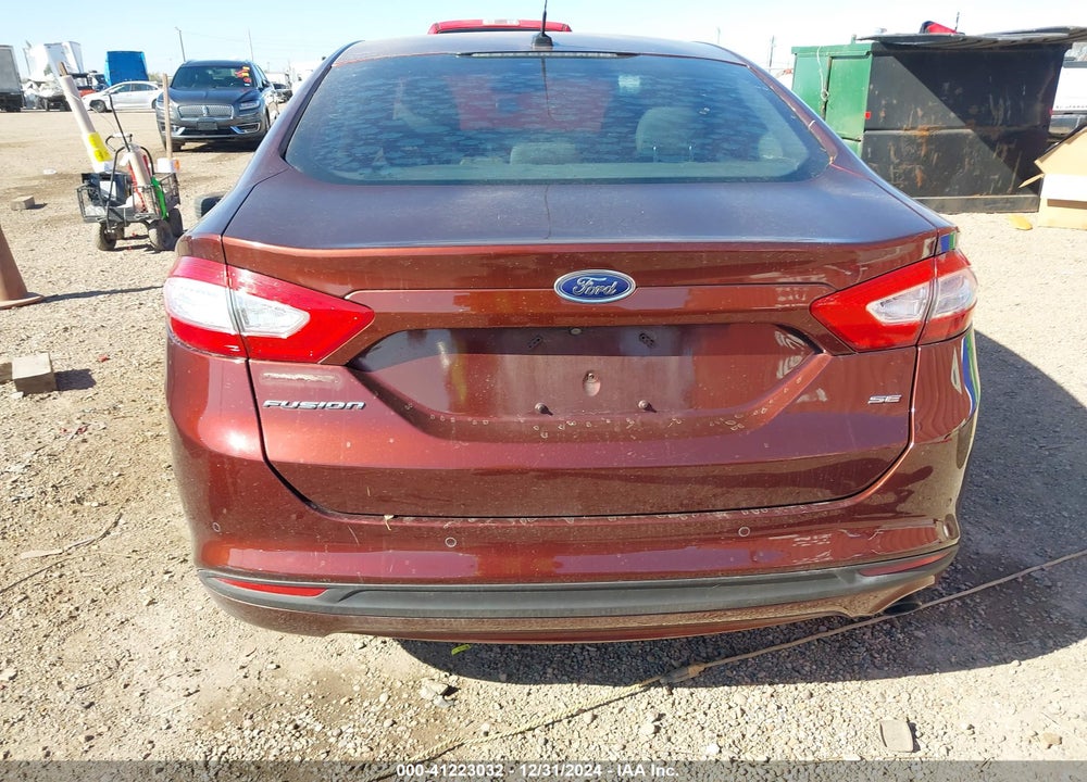 2016 FORD FUSION SE VIN: 3FA6P0H78GR279060