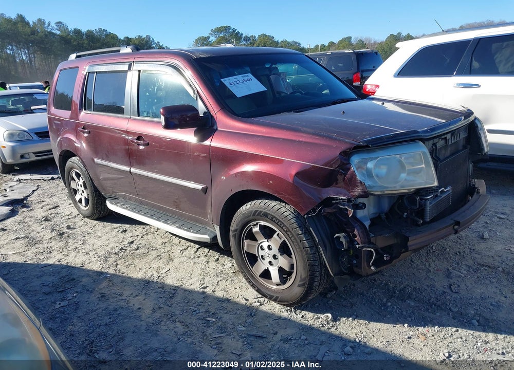 2009 HONDA PILOT TOURING VIN: 5FNYF48939B025825