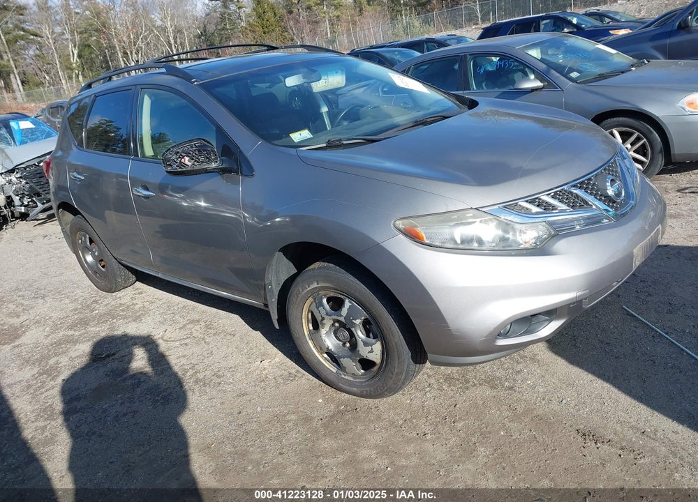 2012 NISSAN MURANO SV VIN: JN8AZ1MW2CW229073