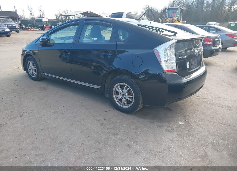 2011 TOYOTA PRIUS THREE VIN: JTDKN3DU9B5298059