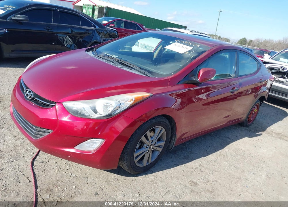 2013 HYUNDAI ELANTRA LIMITED VIN: 5NPDH4AE6DH174823