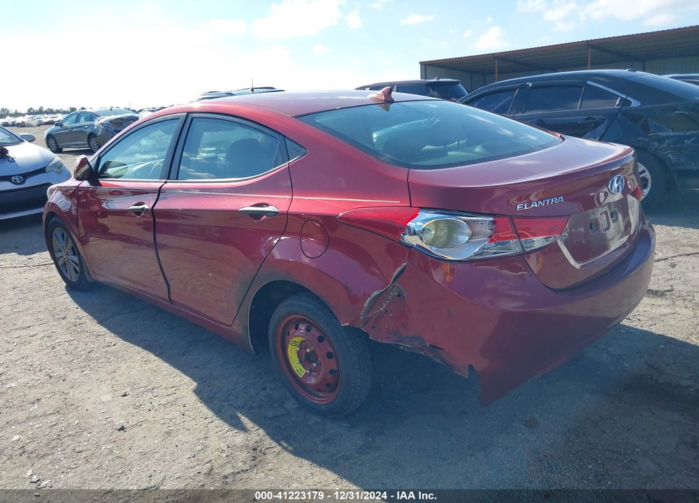 2013 HYUNDAI ELANTRA LIMITED VIN: 5NPDH4AE6DH174823