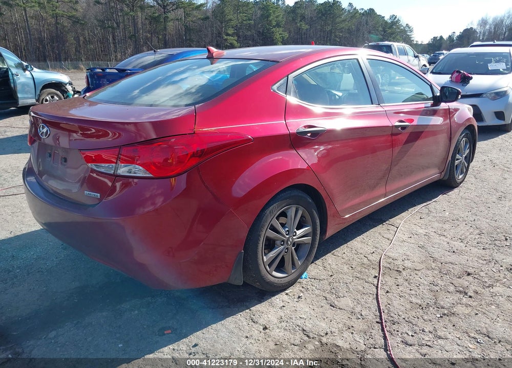 2013 HYUNDAI ELANTRA LIMITED VIN: 5NPDH4AE6DH174823