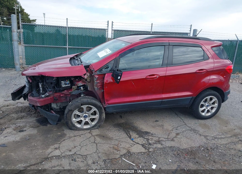 2019 FORD ECOSPORT SE VIN: MAJ6S3GL1KC282579