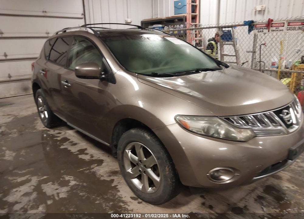 2010 NISSAN MURANO SL VIN: JN8AZ1MW0AW140275