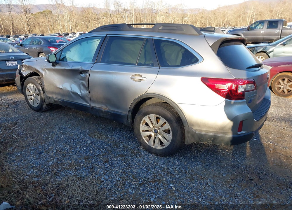 2016 SUBARU OUTBACK 2.5I PREMIUM VIN: 4S4BSAHC9G3243611
