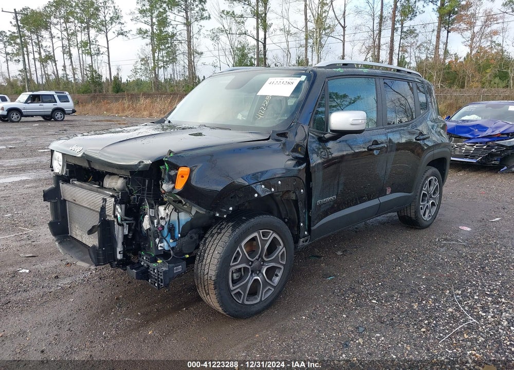 2017 JEEP RENEGADE LIMITED 4X4 VIN: ZACCJBDB9HPG38478