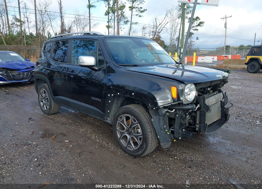 2017 JEEP RENEGADE LIMITED 4X4 VIN: ZACCJBDB9HPG38478